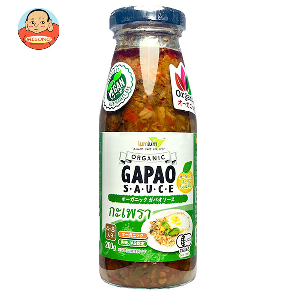 ニシキランバー オーガニック ガパオソース 200g瓶×12本入