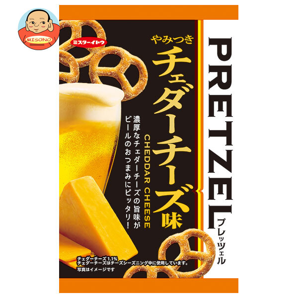 イトウ製菓 プレッツェル やみつきチェダーチーズ味 40g×12袋入