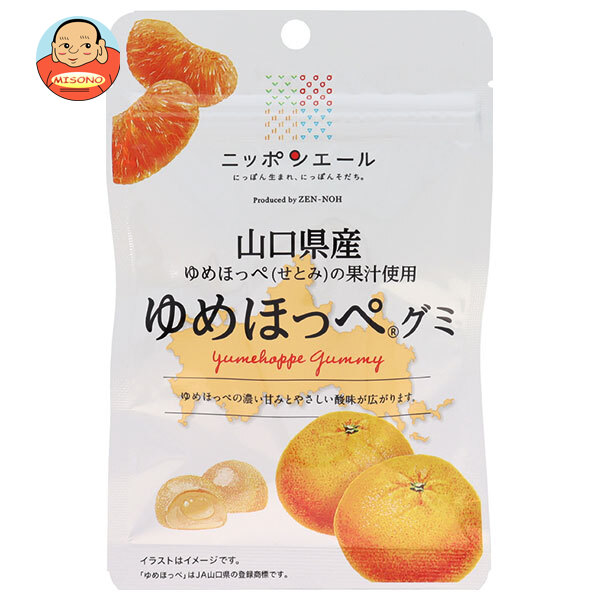 JA全農 ニッポンエール 山口県産ゆめほっぺ グミ 40g×10袋入
