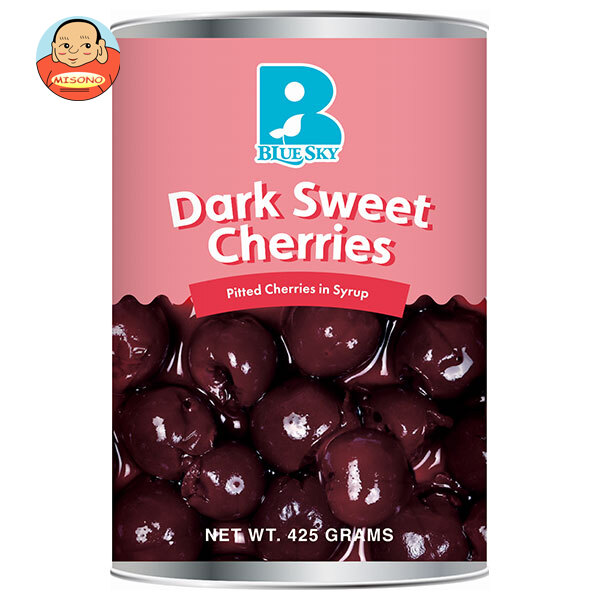 ブルースカイ ダークスウィートチェリー 4号缶 425g×12個入