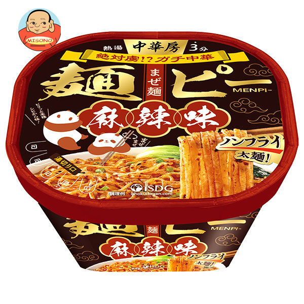 医食同源 中華房 麺ピー 麻辣味 100g×12個入