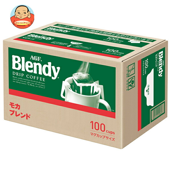 AGF ブレンディ レギュラー コーヒー ドリップパック モカ ブレンド (7g×100P)×6箱入