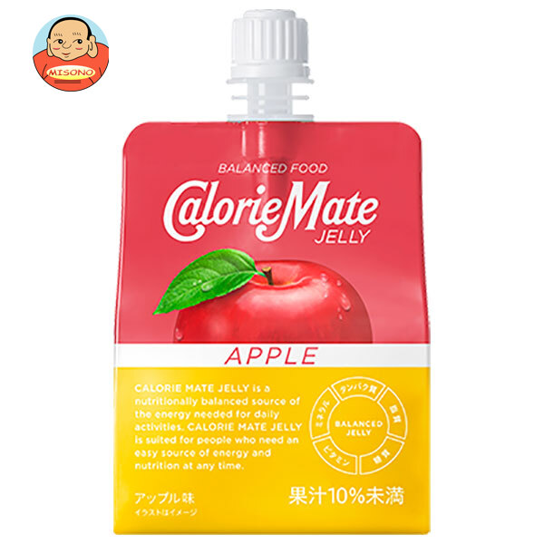 大塚製薬 カロリーメイトゼリー アップル味 215gパウチ×24本入
