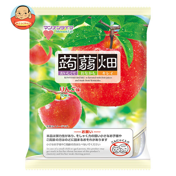 マンナンライフ 蒟蒻畑 りんご味 (25g×10個)×12袋入