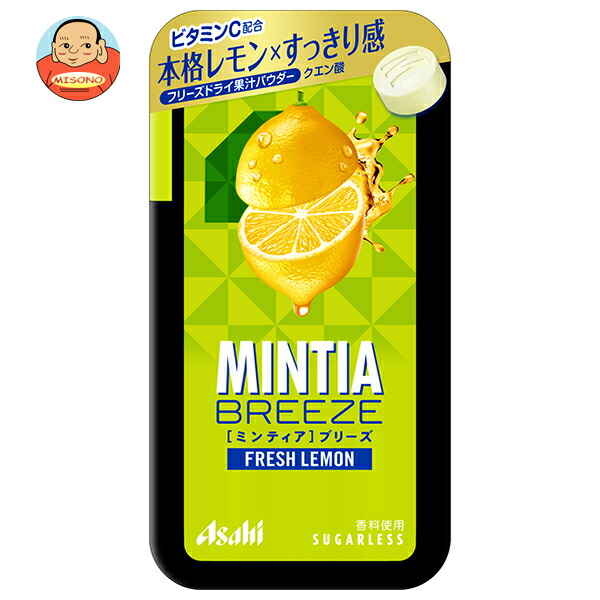 アサヒグループ食品 ミンティア ブリーズ フレッシュレモン 30粒×8個入