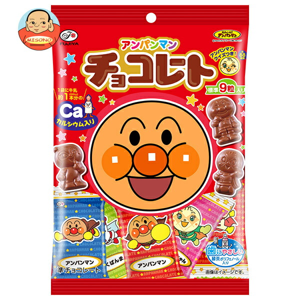 不二家 アンパンマン チョコレート(小袋) 34g×10袋入