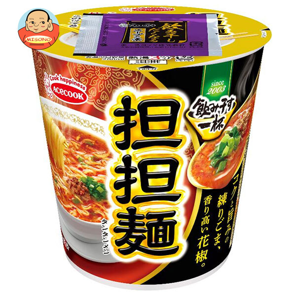 エースコック 飲み干す一杯 担担麺 74g×12個入