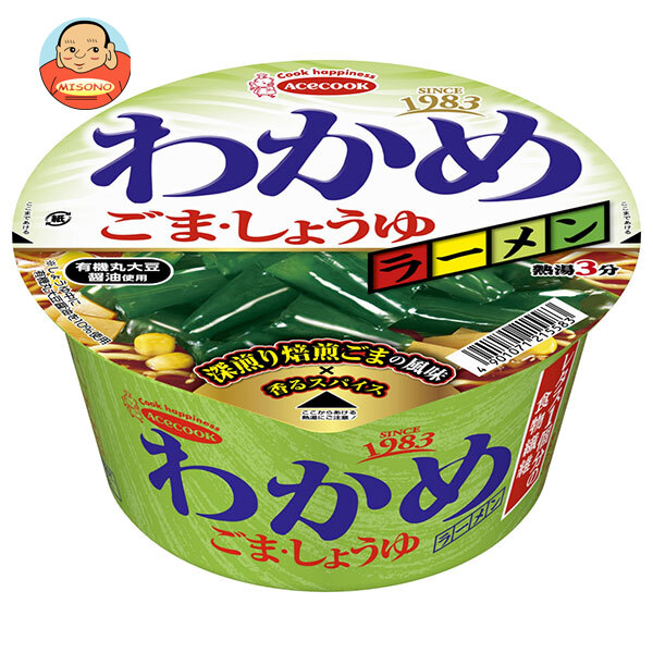 エースコック わかめラーメン ごま しょうゆ 93g×12個入