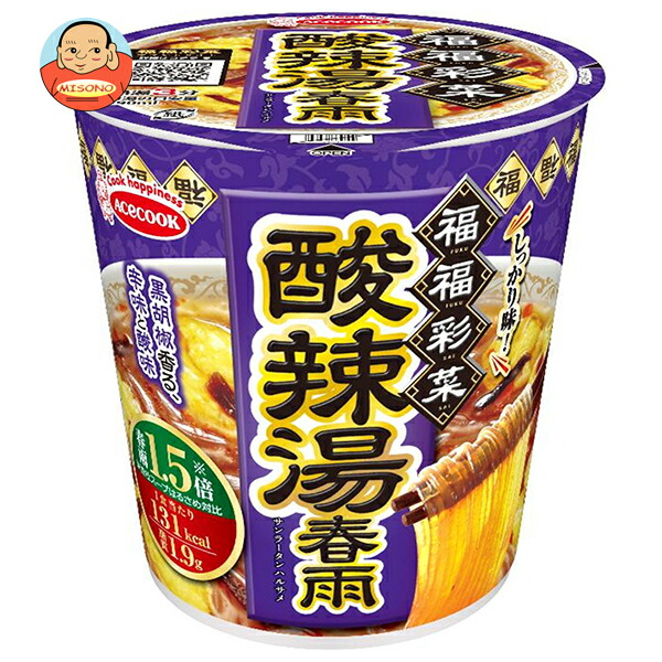 エースコック 福福彩菜 酸辣湯春雨 40g×12個入