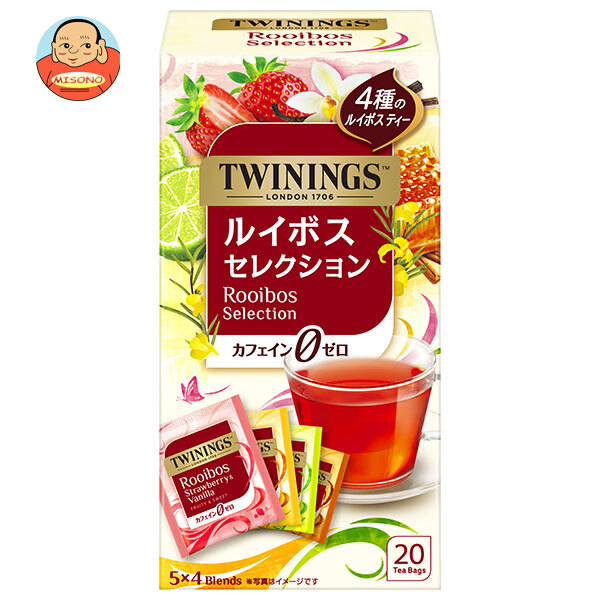 片岡物産 トワイニング ティーバッグ ルイボス セレクション 20袋×4個入