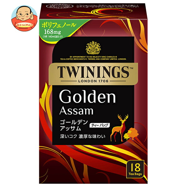片岡物産 トワイニング ゴールデンアッサム 36g(18袋入り)×4個入