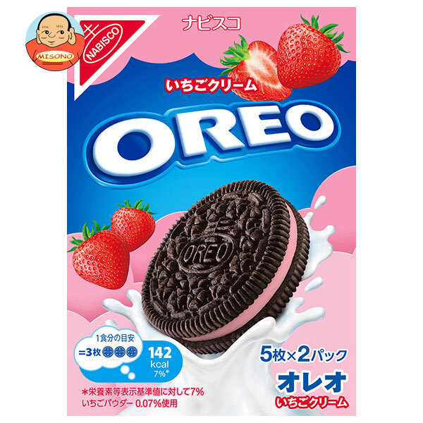 モンデリーズ ジャパン オレオいちごクリーム 10枚(5×2)×12個入