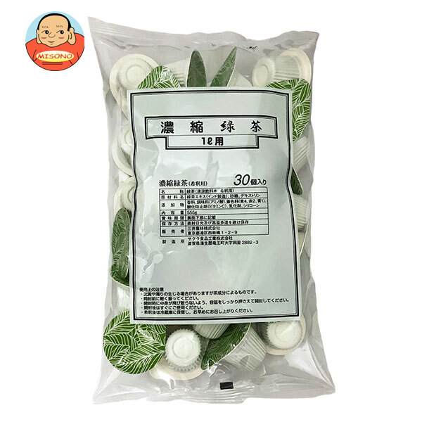 三井農林 濃縮 緑茶 (希釈用) ポーション (18.5g×30個)×12袋入