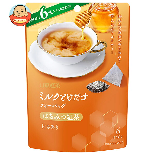 三井農林 日東紅茶 ミルクとけだすティーバッグはちみつ紅茶 (7.2g×6袋)×24袋入