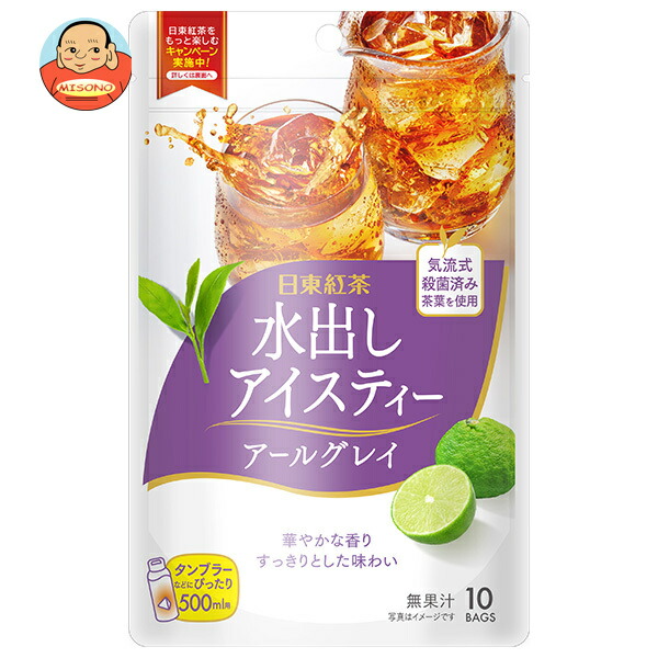 三井農林 日東紅茶 水出しアイスティー アールグレイ ティーバッグ (4g×10袋)×24(6×4)袋入
