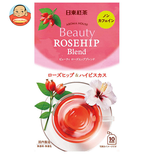 三井農林 日東紅茶 アロマハウス ビューティ ローズヒップ (2g×10袋)×36箱入