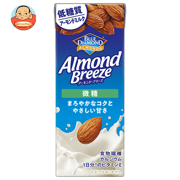 カゴメ アーモンド ブリーズ 微糖 200ml紙パック×24本入