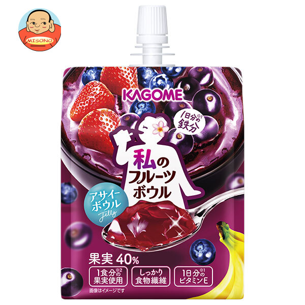 カゴメ 私の フルーツボウル アサイーボウル Jelly 175g×30個入