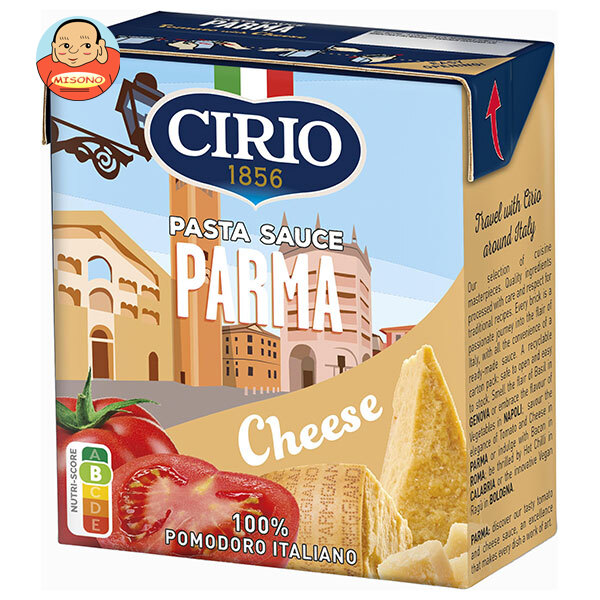 モンテ物産 チリオ パスタソース パルマ トマト&チーズ 340g紙パック×12個入
