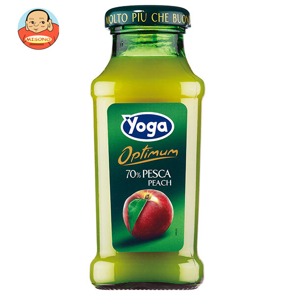 モンテ物産 ヨーガ スッコ ディ ペスカ(ピーチ) 200ml瓶×24本入