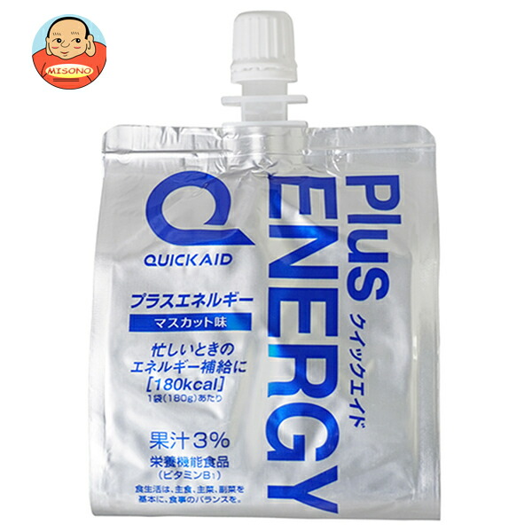 富永貿易 クイックエイド プラスエネルギー 180gパウチ×30本入