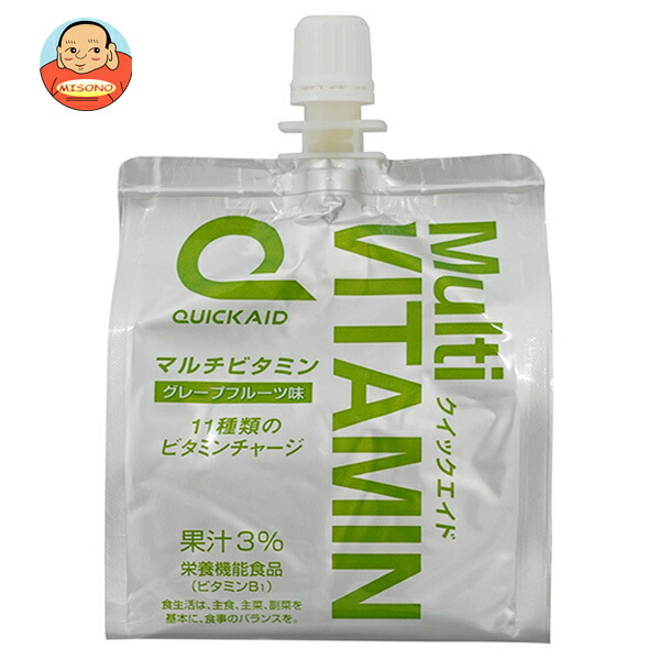 富永貿易 クイックエイド マルチビタミン 180gパウチ×30本入