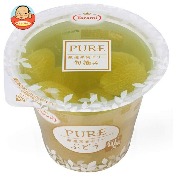 たらみ PURE ぶどうゼリー 270g×18(6×3)個入