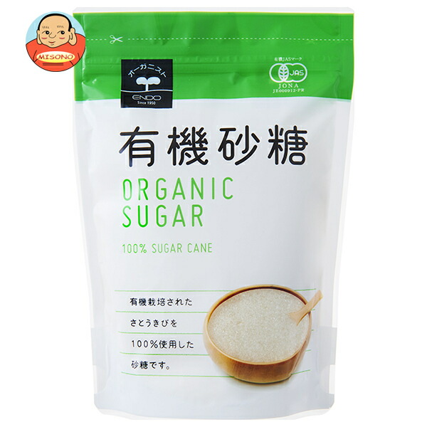 遠藤製餡 有機砂糖 400g×24袋入