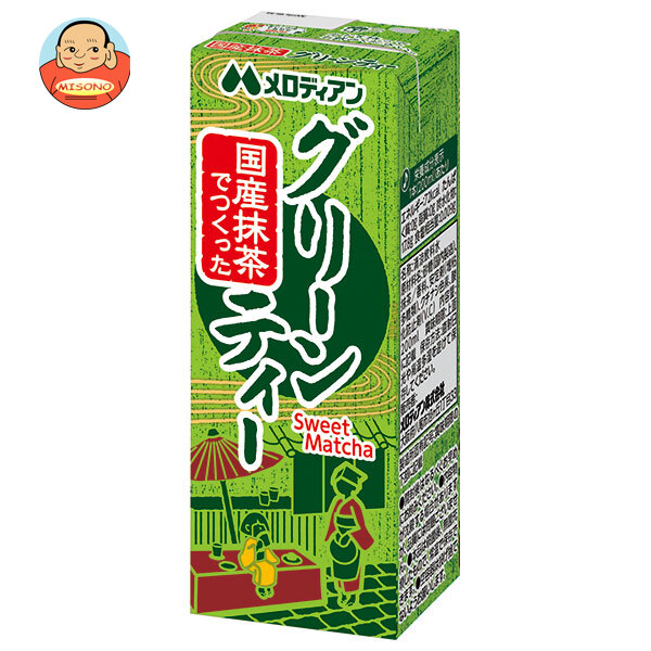メロディアン グリーンティー 200ml紙パック×24本入