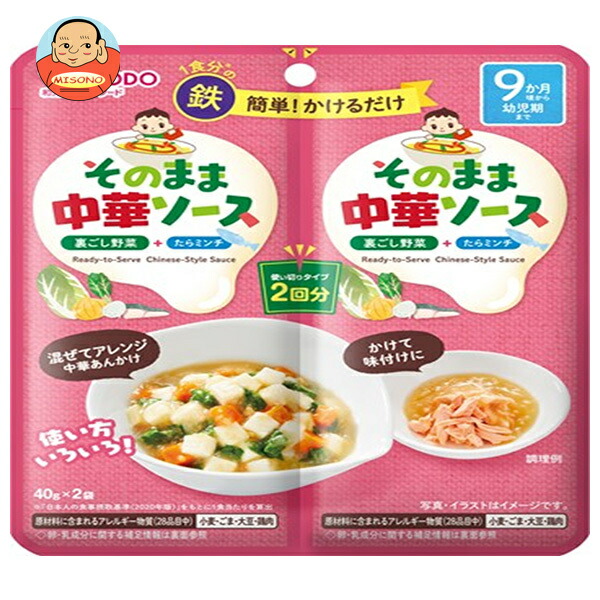 和光堂 そのままソース 中華 (40g×2袋)×48袋入