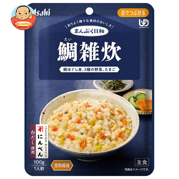 アサヒグループ食品 まんぷく日和 鯛雑炊 100g×24袋入