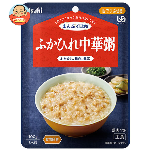 アサヒグループ食品 まんぷく日和 ふかひれ中華粥 100g×24袋入