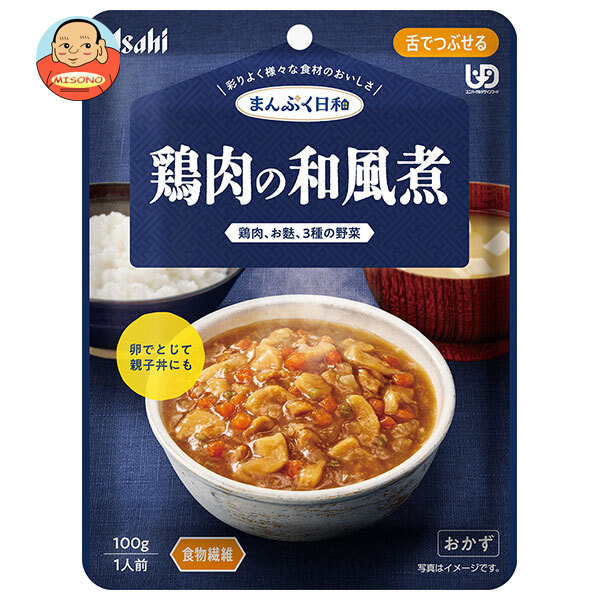 アサヒグループ食品 まんぷく日和 鶏肉の和風煮 100g×24袋入