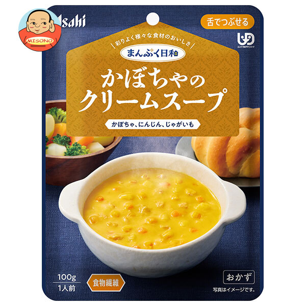 アサヒグループ食品 まんぷく日和 かぼちゃのクリームスープ 100g×24袋入
