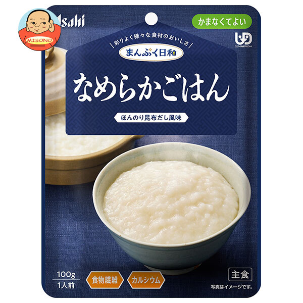 アサヒグループ食品 まんぷく日和 なめらかごはん 100g×24袋入