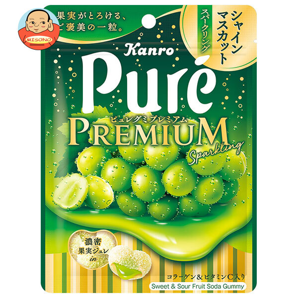 カンロ ピュレグミプレミアム シャインマスカットスパークリング 54g×6袋入