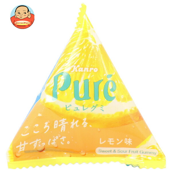 カンロ ピュレグミ プチ三角 レモン 13g×24袋入