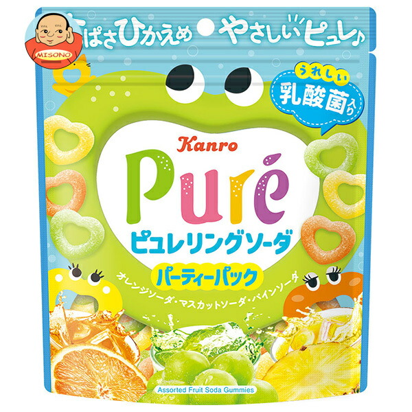 カンロ ピュレリング ソーダ パーティーパック 156g×4袋入