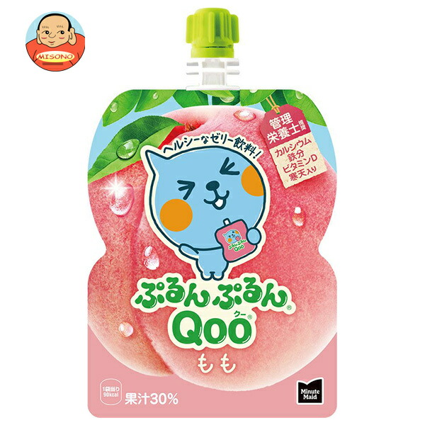 コカコーラ ミニッツメイド ぷるんぷるんQoo(クー) もも 125gパウチ×6本入