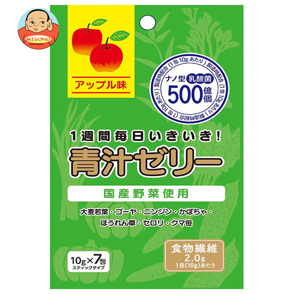 新日配薬品 青汁ゼリー 乳酸菌入り 70g(10g×7包)×10袋入
