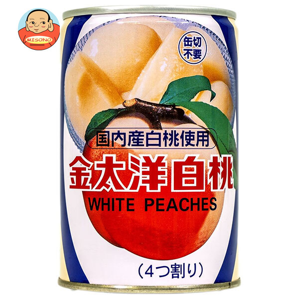 太洋食品 国内産 白桃 4つ割り 420g缶×12本入