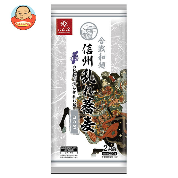 はくばく 信州乱れ蕎麦 白の巴 200g×12袋入