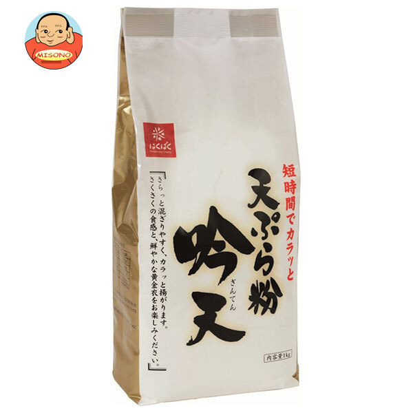 はくばく 天ぷら粉 吟天 1kg×12袋入