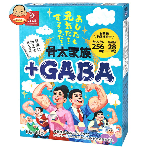 はくばく 骨太家族 +GABA 100g(10g×10袋)×12個入