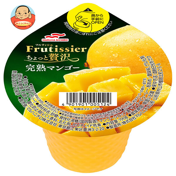 マルハニチロ フルティシエ ちょっと贅沢完熟マンゴー 190g×24(6×4)個入