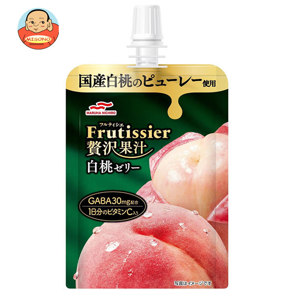 umios Sフルティシエ 贅沢果汁白桃 150g×30(6×5)個入