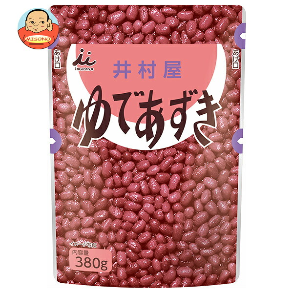 井村屋 ゆであずき 380gパウチ×10袋入