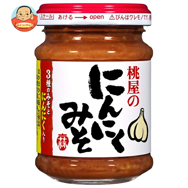 桃屋 にんにくみそ 100g瓶×12本入