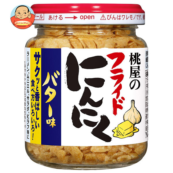 桃屋 フライドにんにく バター味 40g瓶×6個入