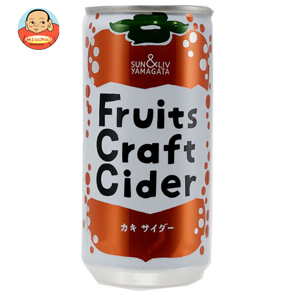 山形食品 FruitsCraftCider カキ 200ml缶×30本入